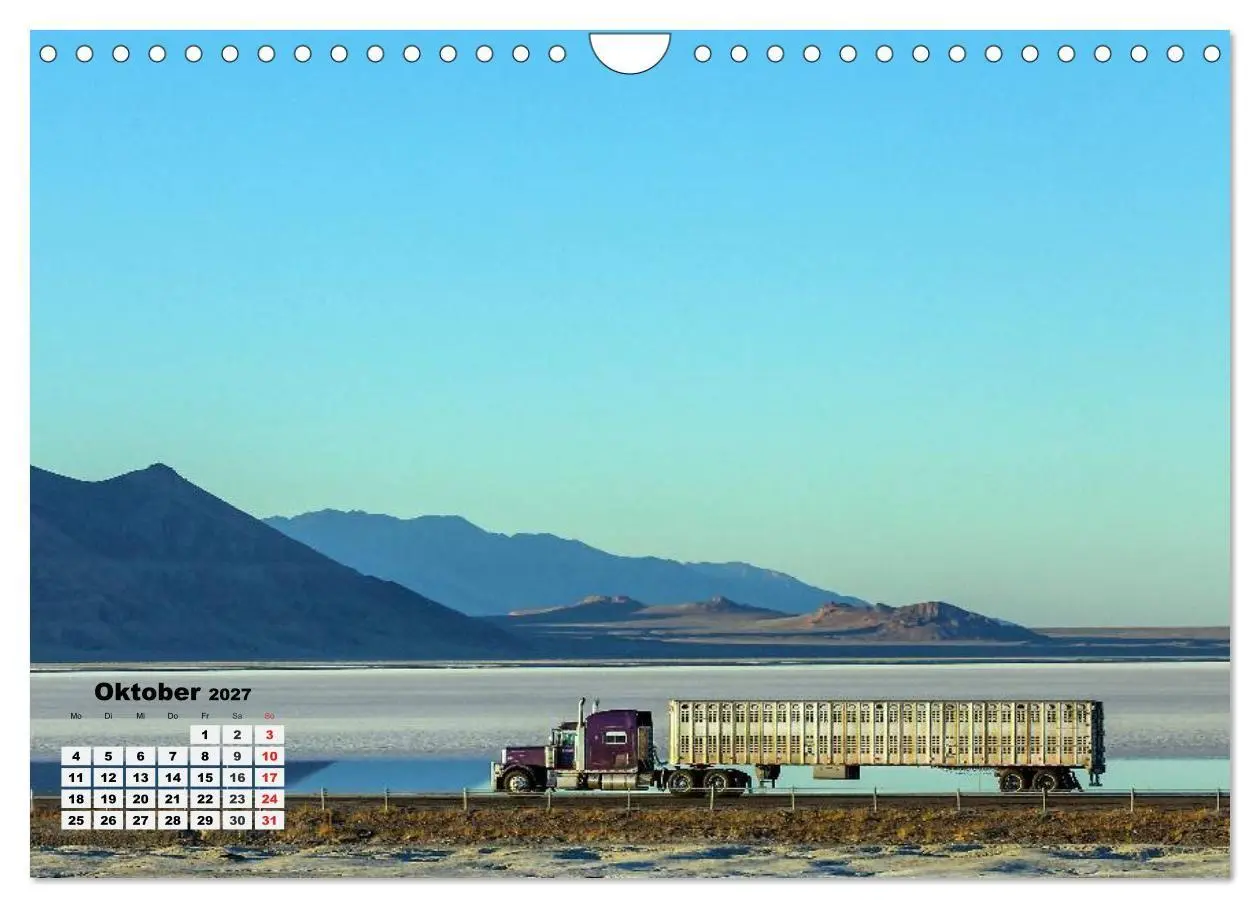 Bild: 9783569913851 | US-Trucks. Faszination Langhauber (Wandkalender 2027 DIN A4 quer),...