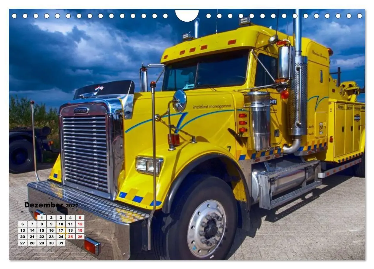 Bild: 9783569913851 | US-Trucks. Faszination Langhauber (Wandkalender 2027 DIN A4 quer),...