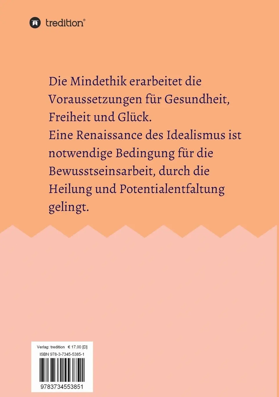 Rückseite: 9783734553851 | Mindethik | Eine Philosophie der Evolution des Bewusstseins | Kühner