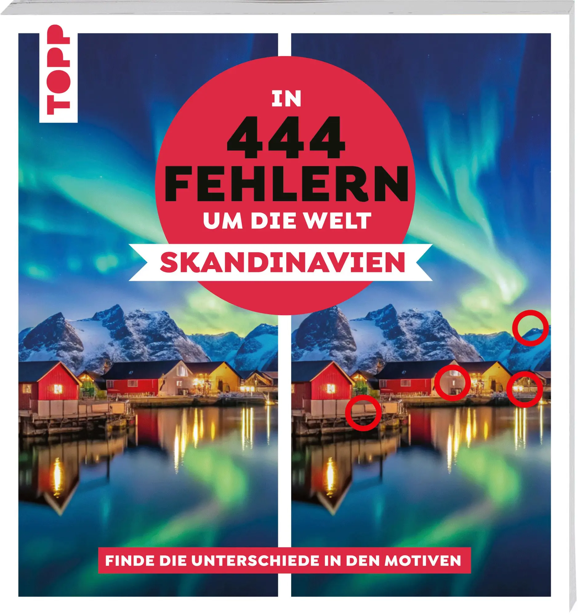 Cover: 9783735853851 | In 444 Fehlern um die Welt - Skandinavien. Finde die Unterschiede...