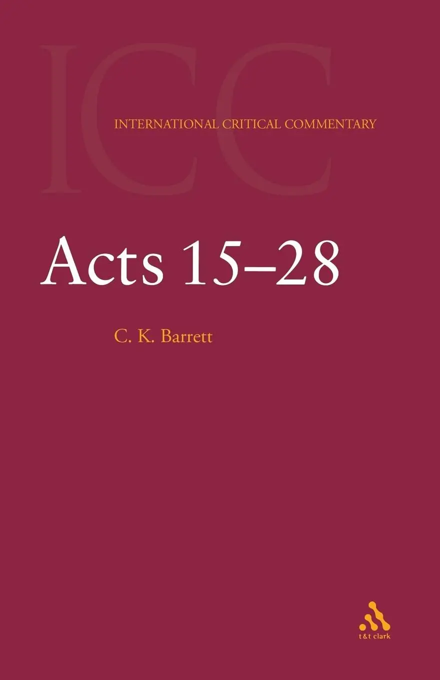Cover: 9780567083951 | Acts | Volume 2: 15-28 | C. K. Barrett | Taschenbuch | Englisch | 2004