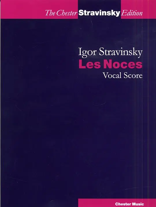 Cover: 9781846093951 | Les Noces (Russian / French) Vocal Score | Igor Stravinsky | Buch