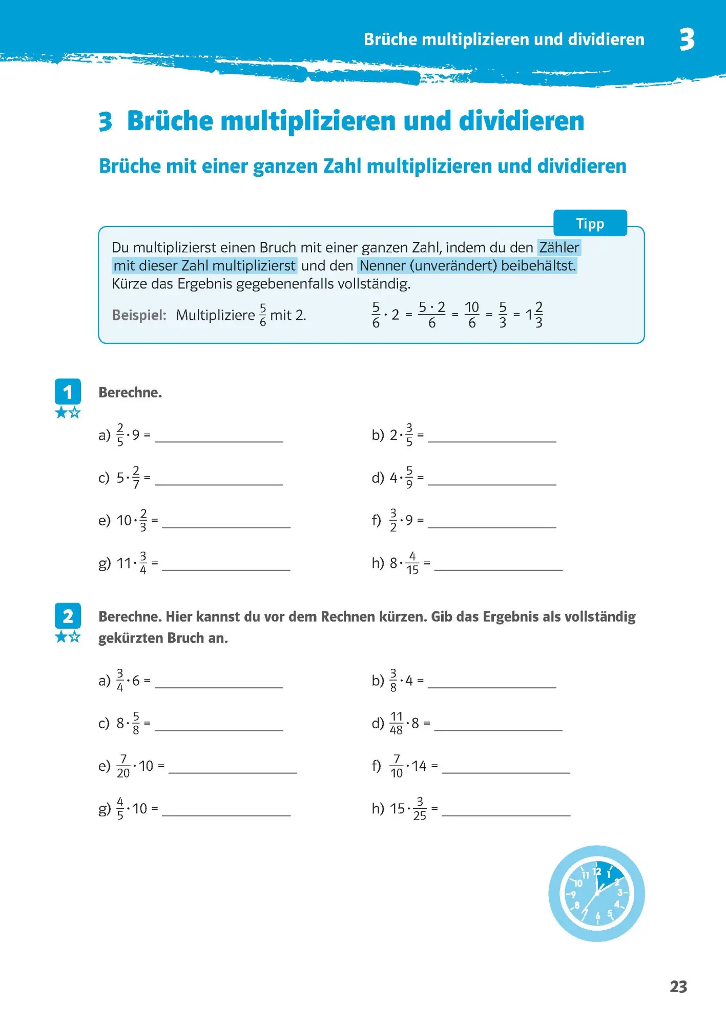 Bild: 9783129273951 | 10-Minuten-Training Rechnen mit Brüchen. Mathematik 5./6. Klasse