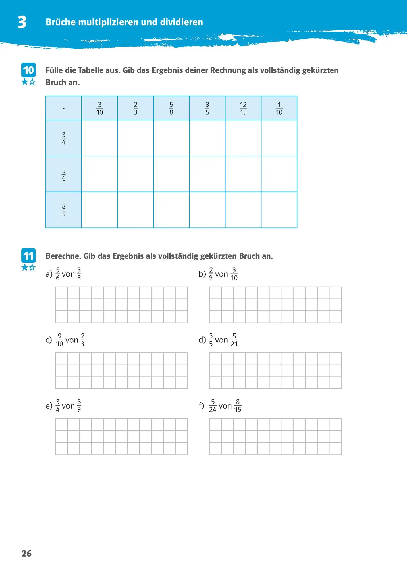 Bild: 9783129273951 | 10-Minuten-Training Rechnen mit Brüchen. Mathematik 5./6. Klasse