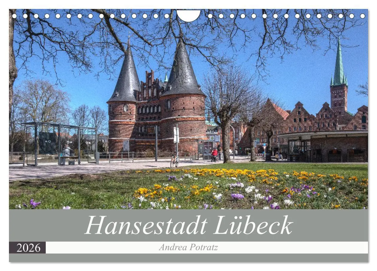 Cover: 9783457273951 | Hansestadt Lübeck (Wandkalender 2026 DIN A4 quer), CALVENDO...
