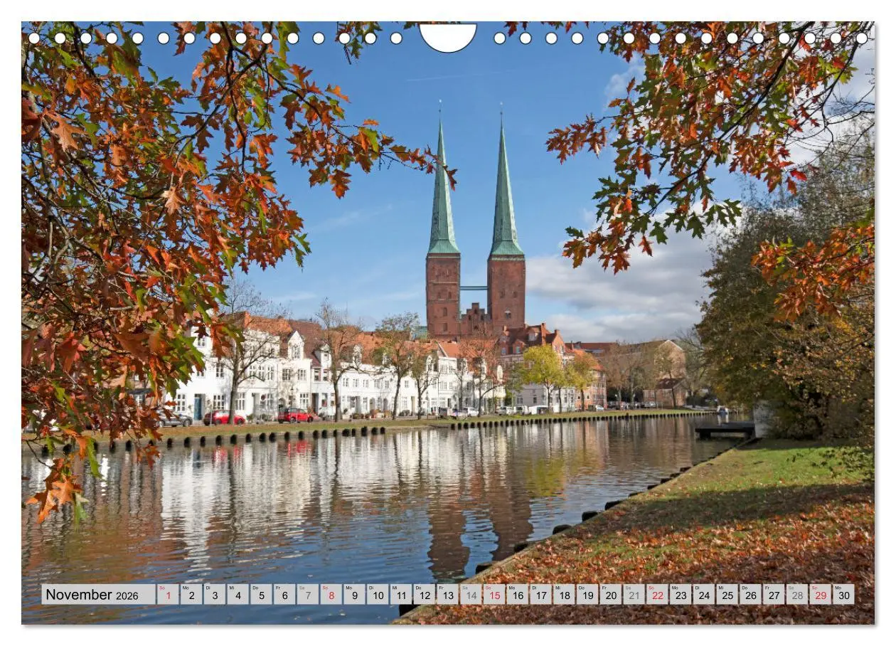 Bild: 9783457273951 | Hansestadt Lübeck (Wandkalender 2026 DIN A4 quer), CALVENDO...