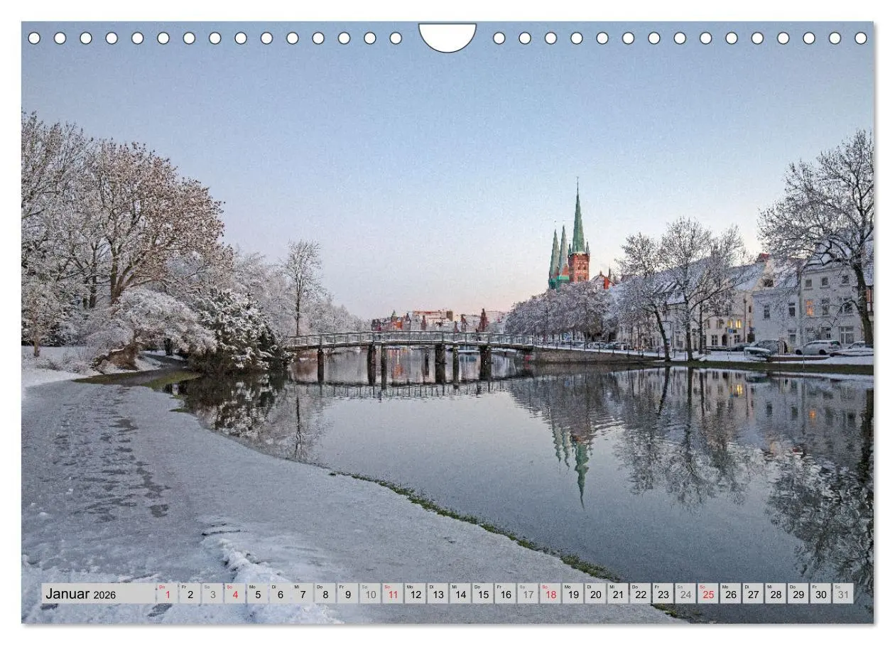 Bild: 9783457273951 | Hansestadt Lübeck (Wandkalender 2026 DIN A4 quer), CALVENDO...