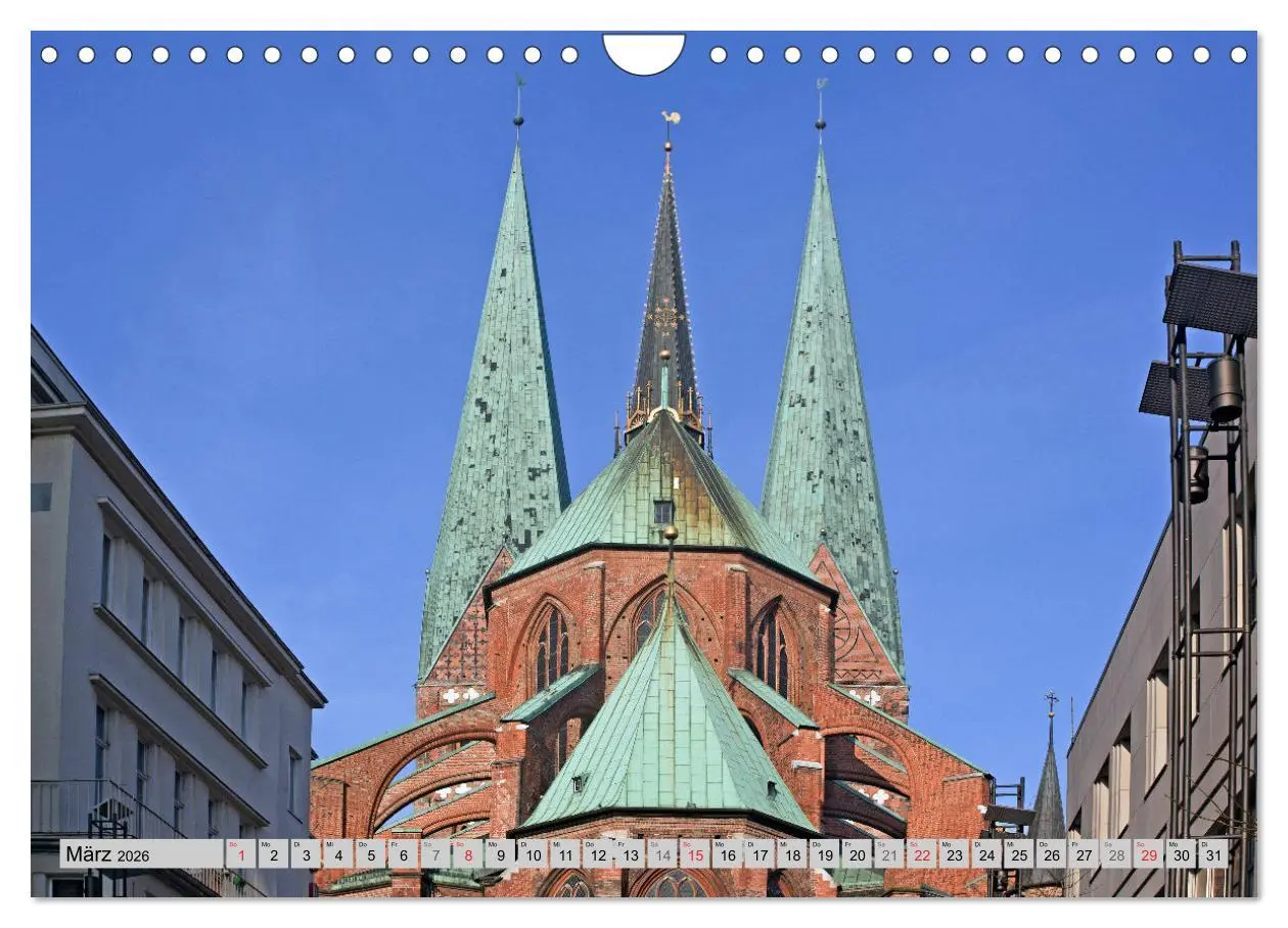 Bild: 9783457273951 | Hansestadt Lübeck (Wandkalender 2026 DIN A4 quer), CALVENDO...