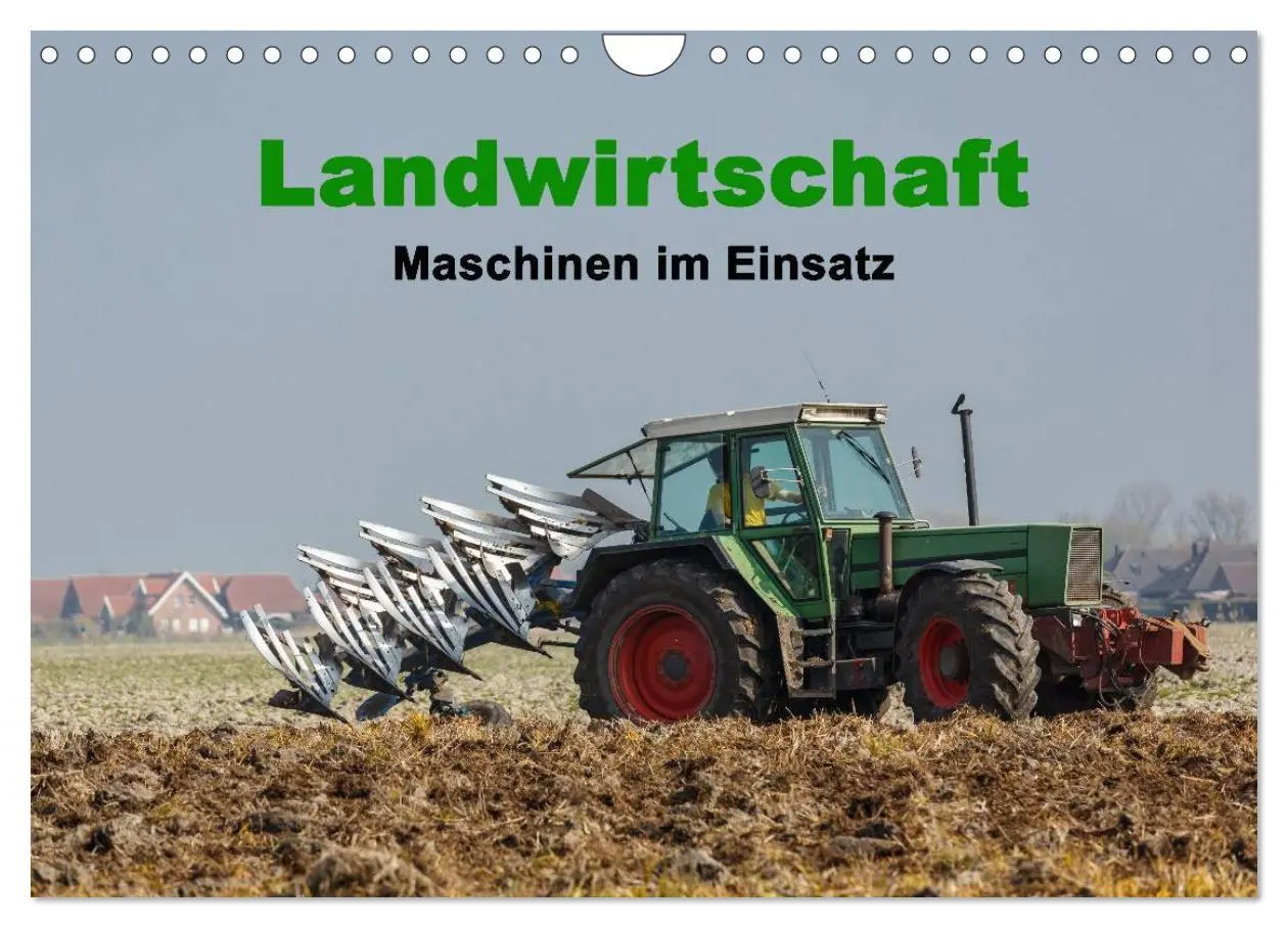 Cover: 9783516053951 | Landwirtschaft - Maschinen im Einsatz (Wandkalender 2026 DIN A4...