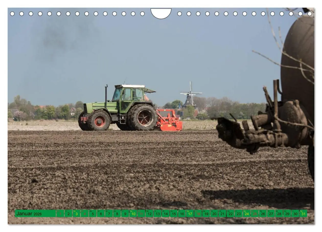 Bild: 9783516053951 | Landwirtschaft - Maschinen im Einsatz (Wandkalender 2026 DIN A4...