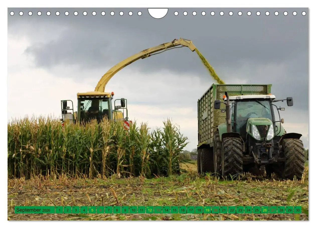 Bild: 9783516053951 | Landwirtschaft - Maschinen im Einsatz (Wandkalender 2026 DIN A4...