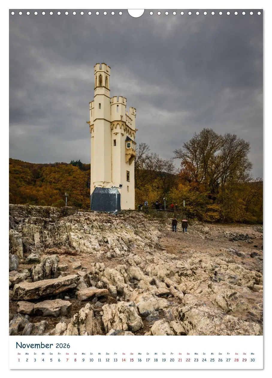 Bild: 9783516433951 | Burgen und Burgruinen am Mittelrhein (Wandkalender 2026 DIN A3...