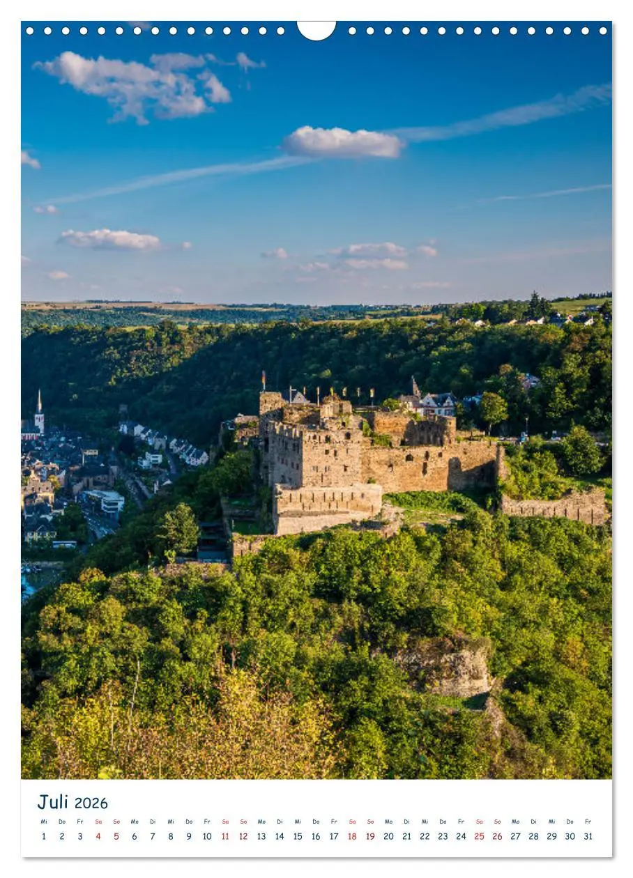 Bild: 9783516433951 | Burgen und Burgruinen am Mittelrhein (Wandkalender 2026 DIN A3...