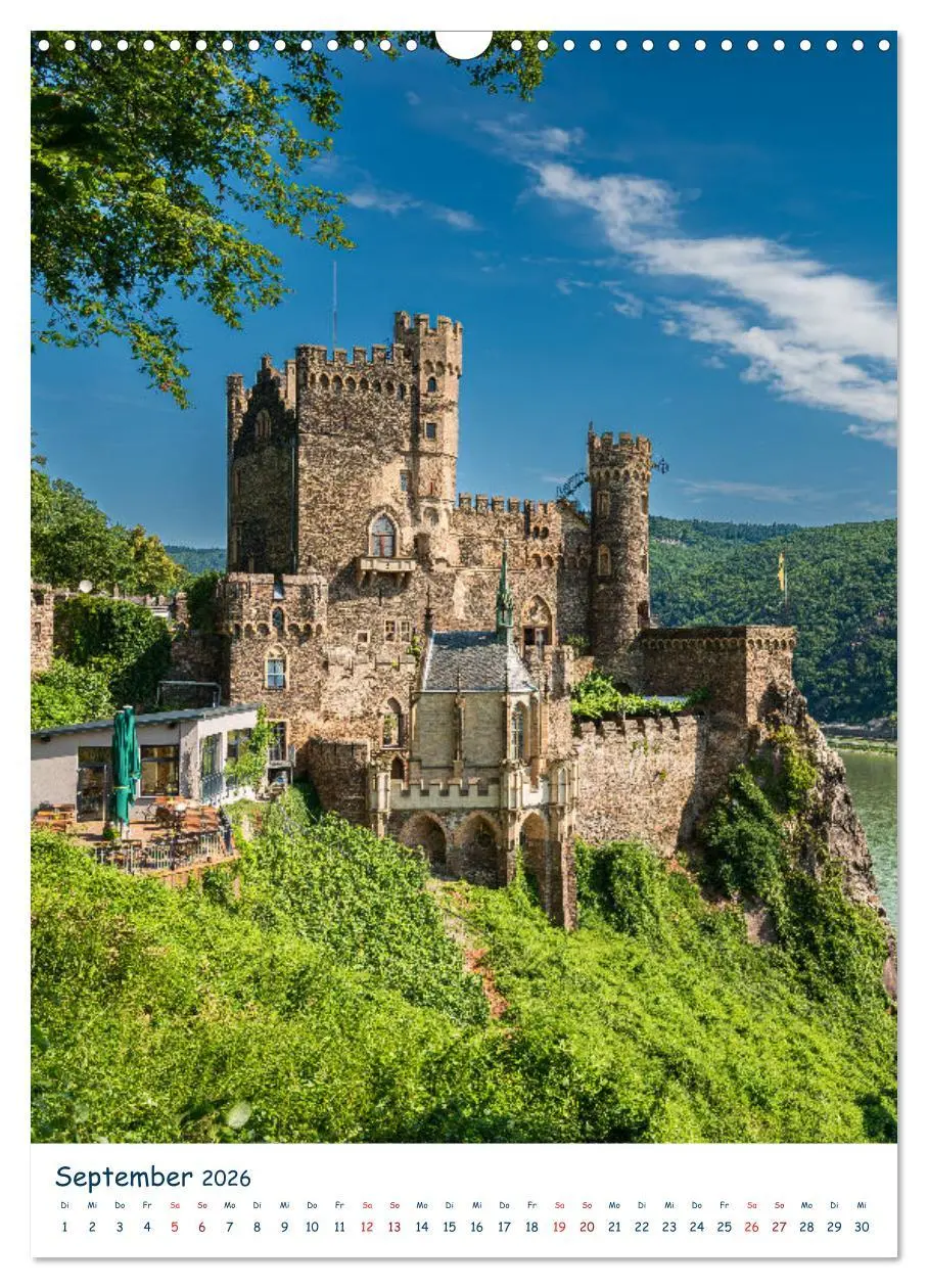 Bild: 9783516433951 | Burgen und Burgruinen am Mittelrhein (Wandkalender 2026 DIN A3...