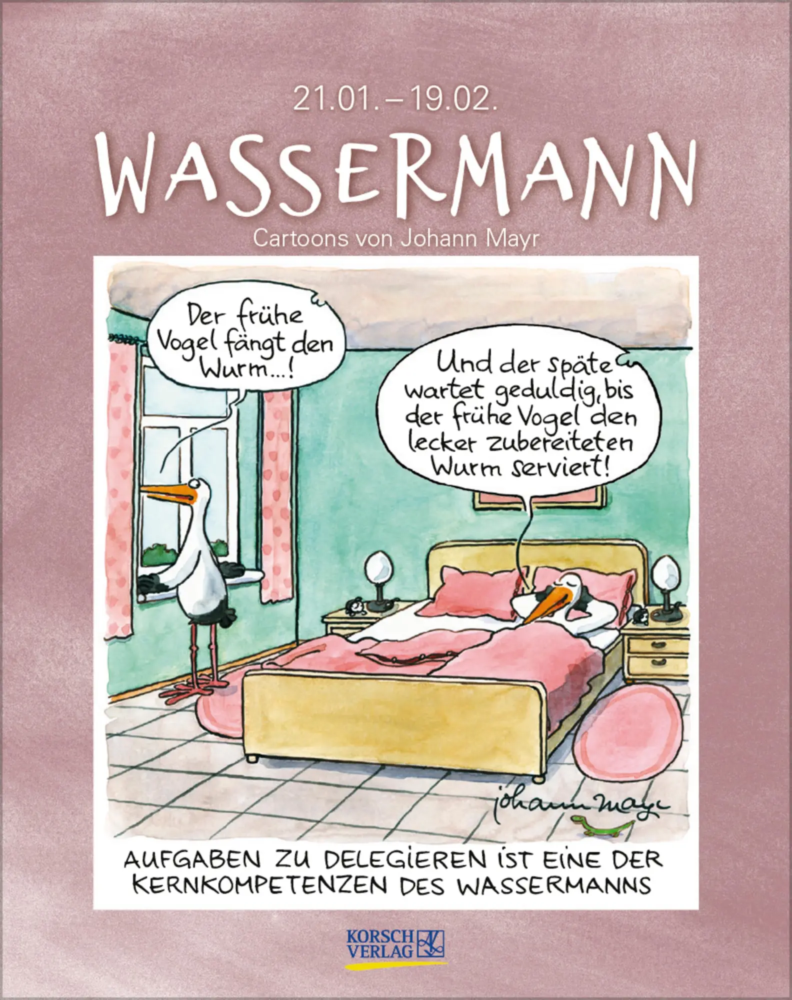 Cover: 9783731883951 | Wassermann 2026 | Verlag Korsch | Kalender | Spiralbindung | 13 S.