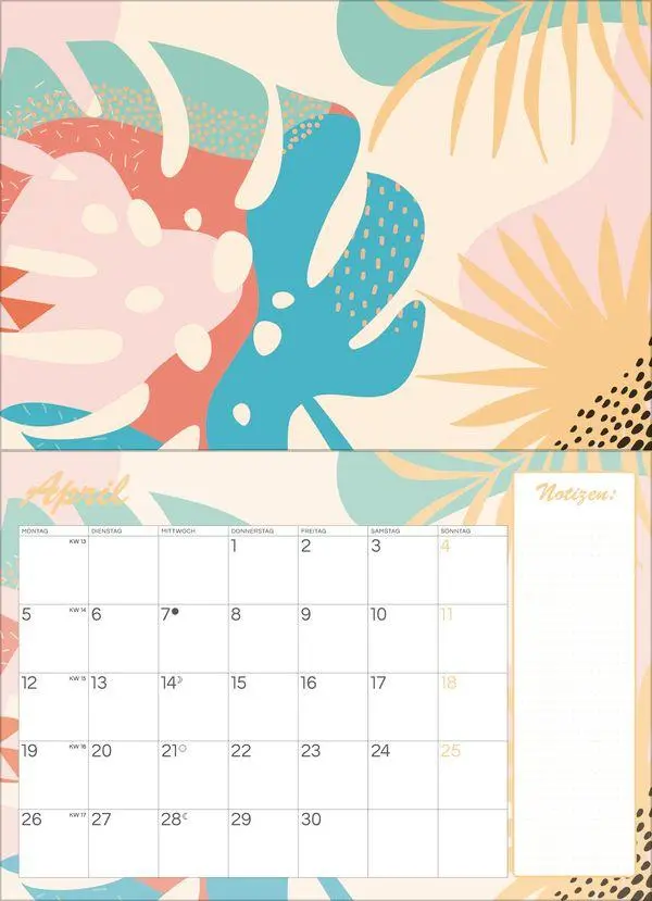 Bild: 9783819303951 | Tropisch druchs Jahr - Recyclingpapier 2027 | Verlag Korsch | Kalender