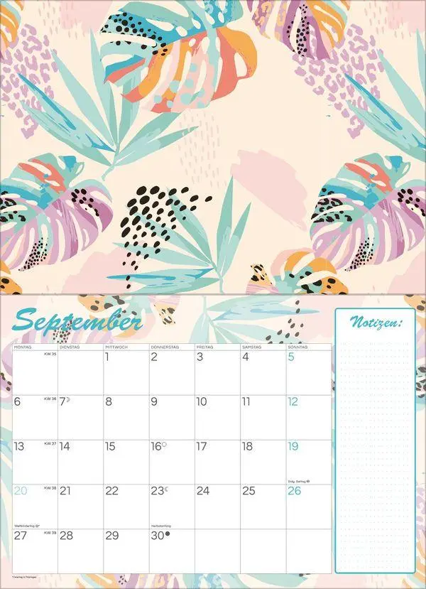 Bild: 9783819303951 | Tropisch druchs Jahr - Recyclingpapier 2027 | Verlag Korsch | Kalender