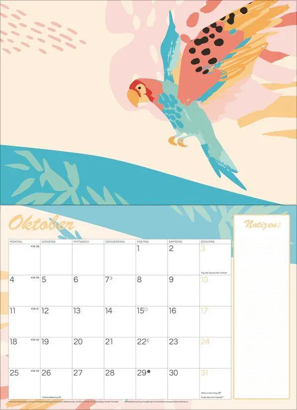 Bild: 9783819303951 | Tropisch druchs Jahr - Recyclingpapier 2027 | Verlag Korsch | Kalender