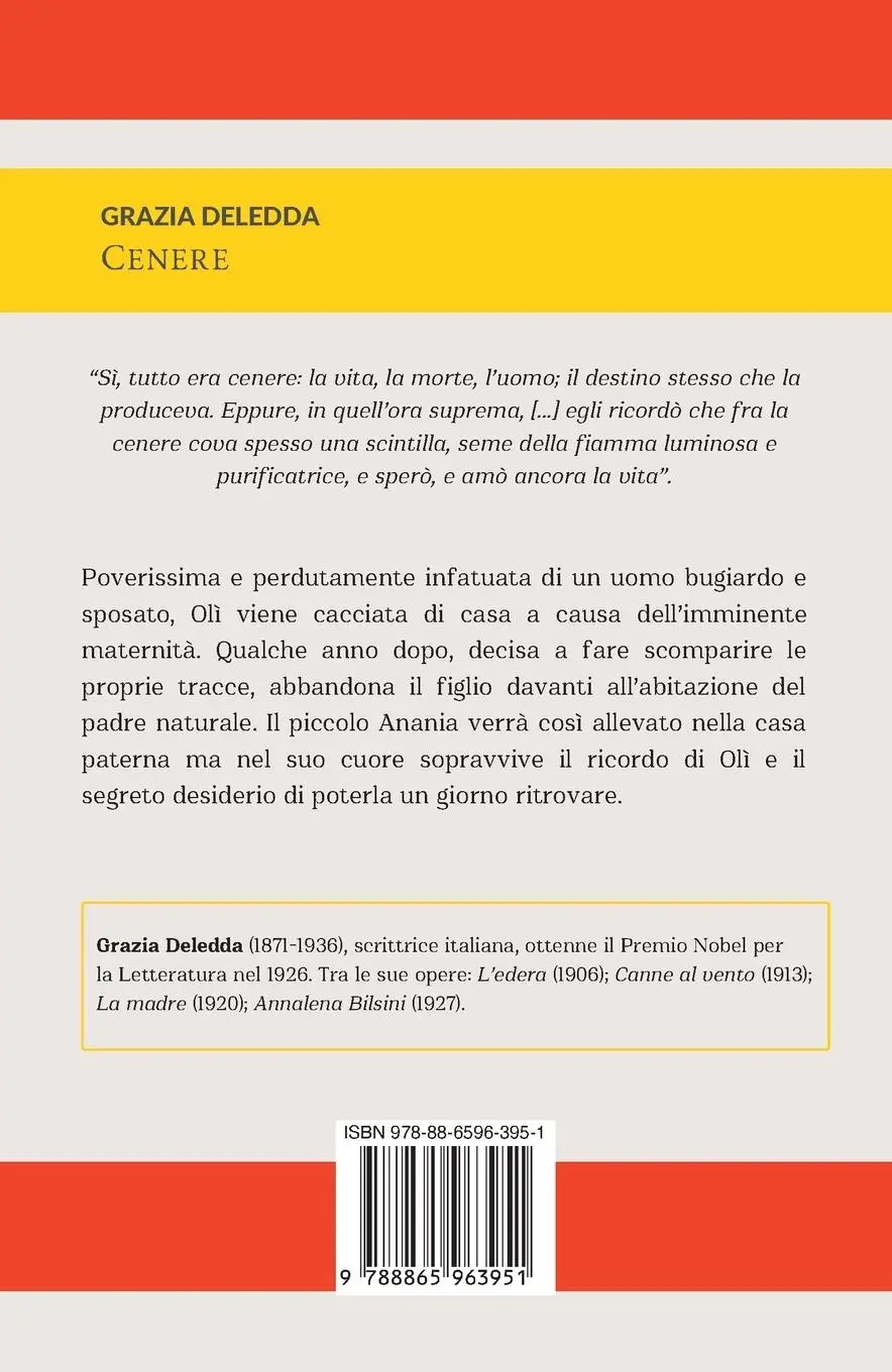 Rückseite: 9788865963951 | CENERE | Grazia Deledda | Taschenbuch | Kartoniert / Broschiert | 2012