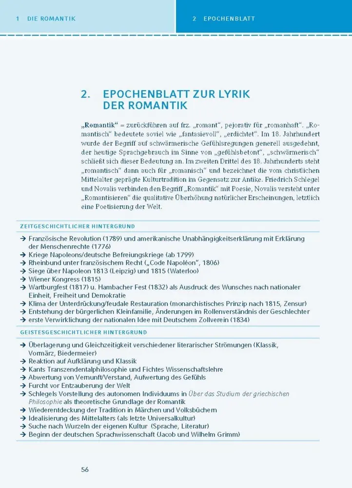 Bild: 9783129304051 | Lyrik der Romantik | Textanalyse und Interpretation | Gudrun Blecken