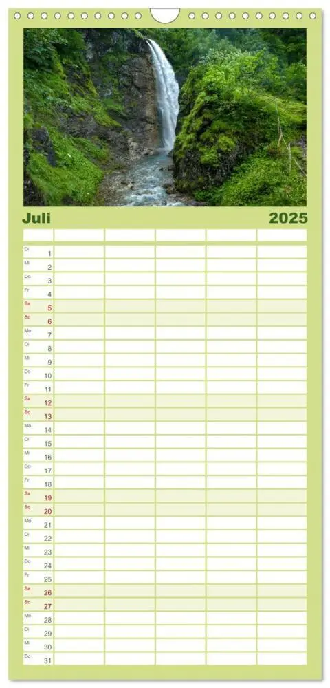 Bild: 9783457094051 | Familienplaner 2025 - Oberstdorf - Bergparadies in den Alpen mit 5...