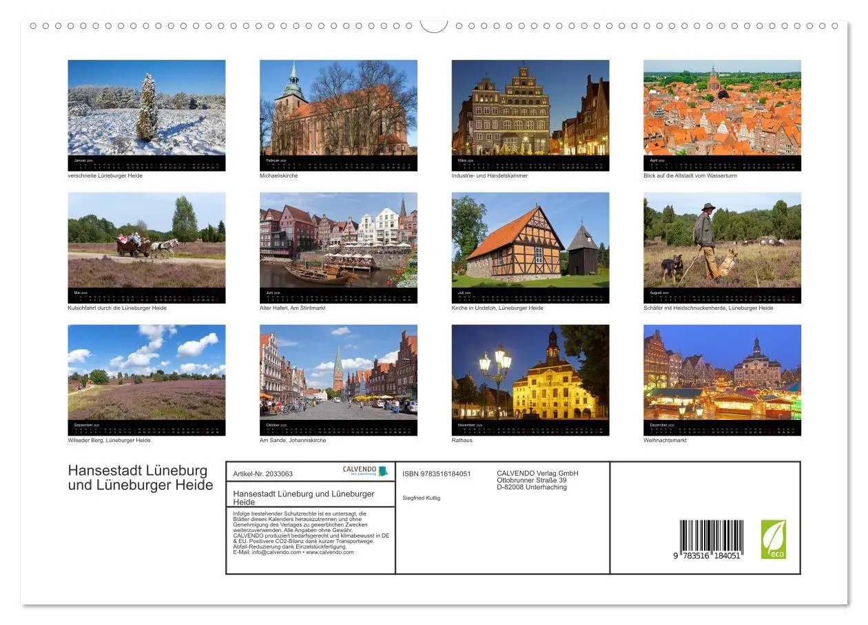 Bild: 9783516184051 | Hansestadt Lüneburg und Lüneburger Heide (hochwertiger Premium...