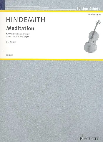 Cover: 9790001194051 | Meditation | aus dem Tanzspiel Nobilissima Visione | Paul Hindemith