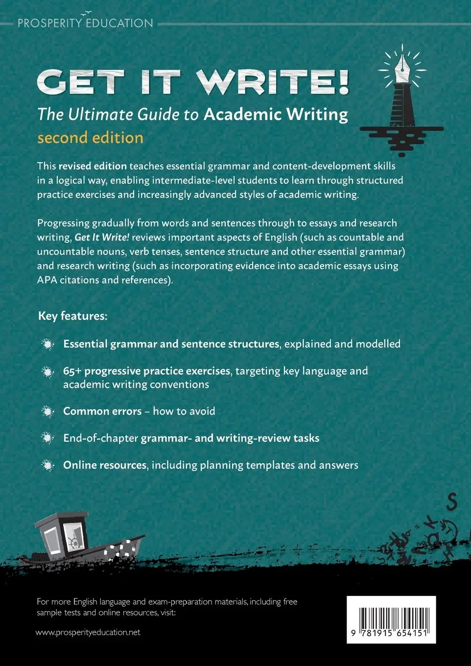 Rückseite: 9781915654151 | Get It Write! The Ultimate Guide to Academic Writing second edition