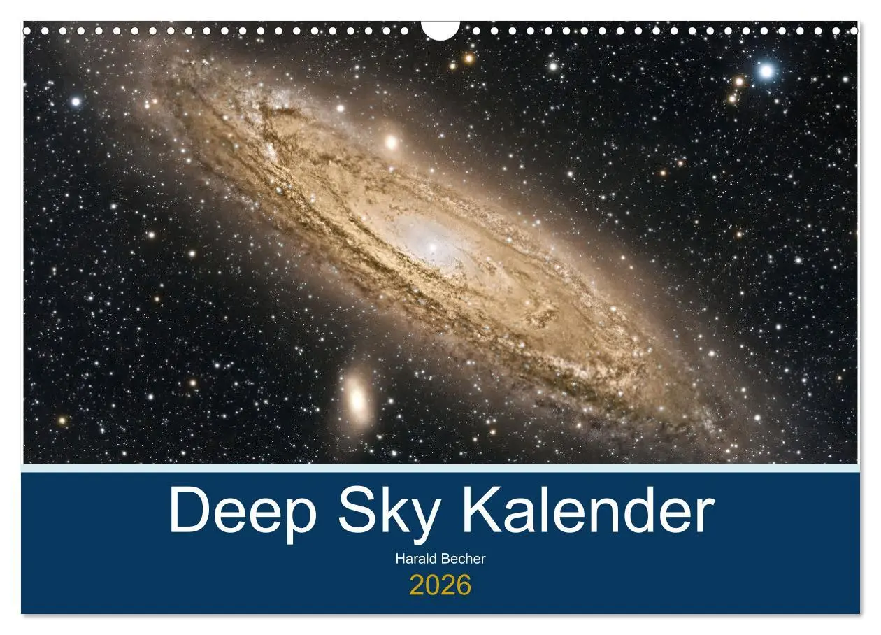 Cover: 9783457604151 | Deep Sky Kalender (Wandkalender 2026 DIN A3 quer), CALVENDO...