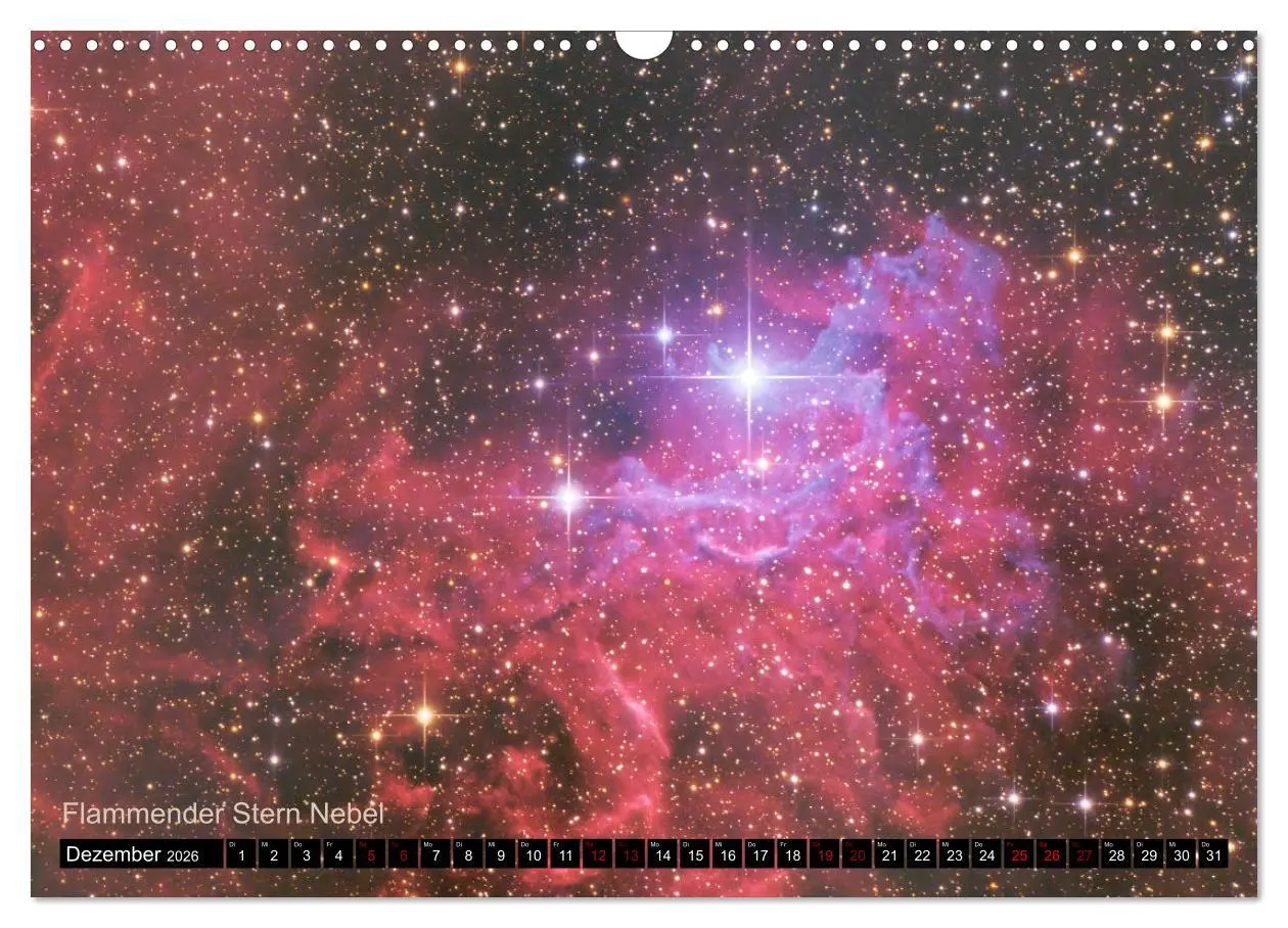 Bild: 9783457604151 | Deep Sky Kalender (Wandkalender 2026 DIN A3 quer), CALVENDO...