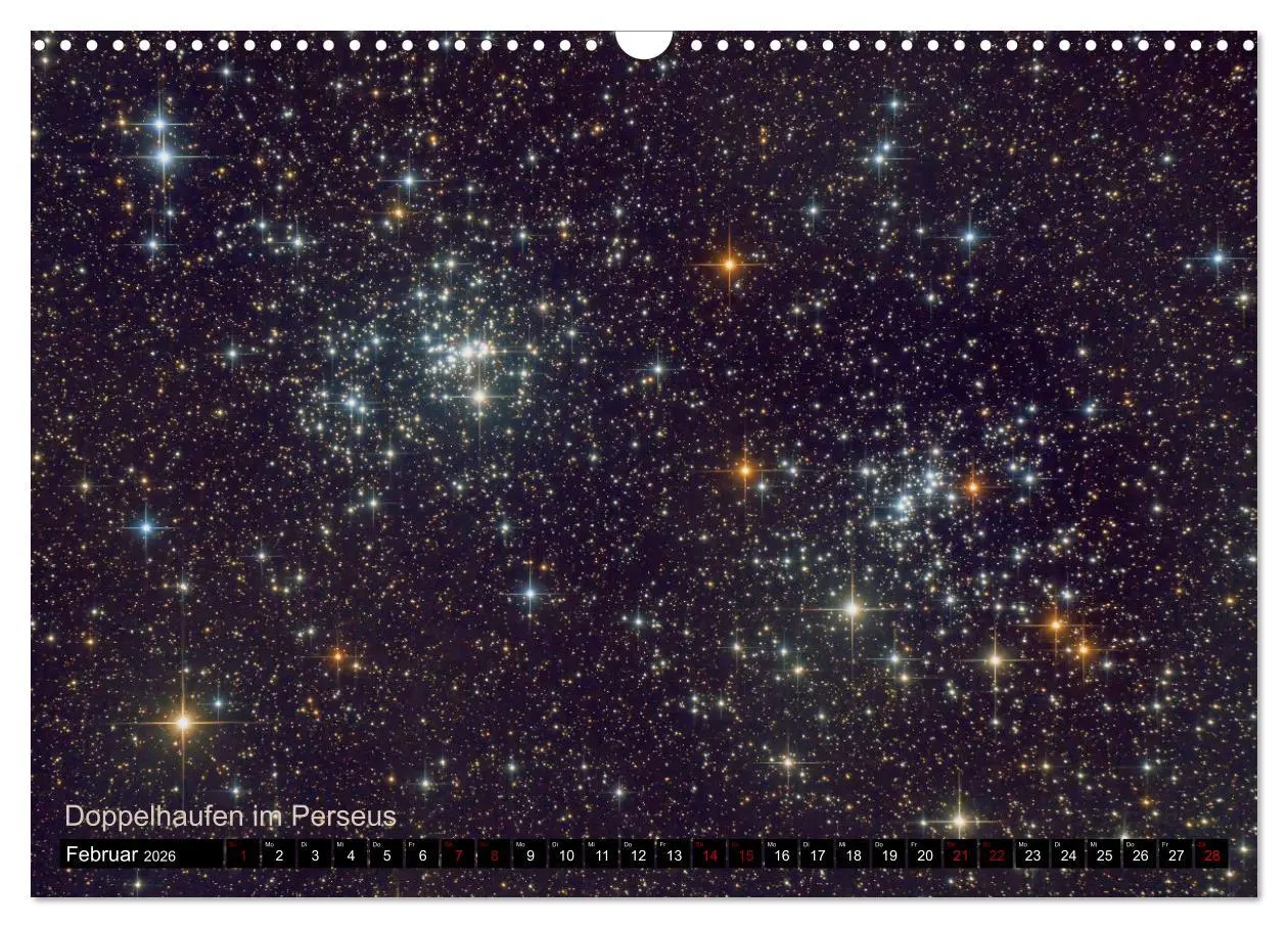 Bild: 9783457604151 | Deep Sky Kalender (Wandkalender 2026 DIN A3 quer), CALVENDO...