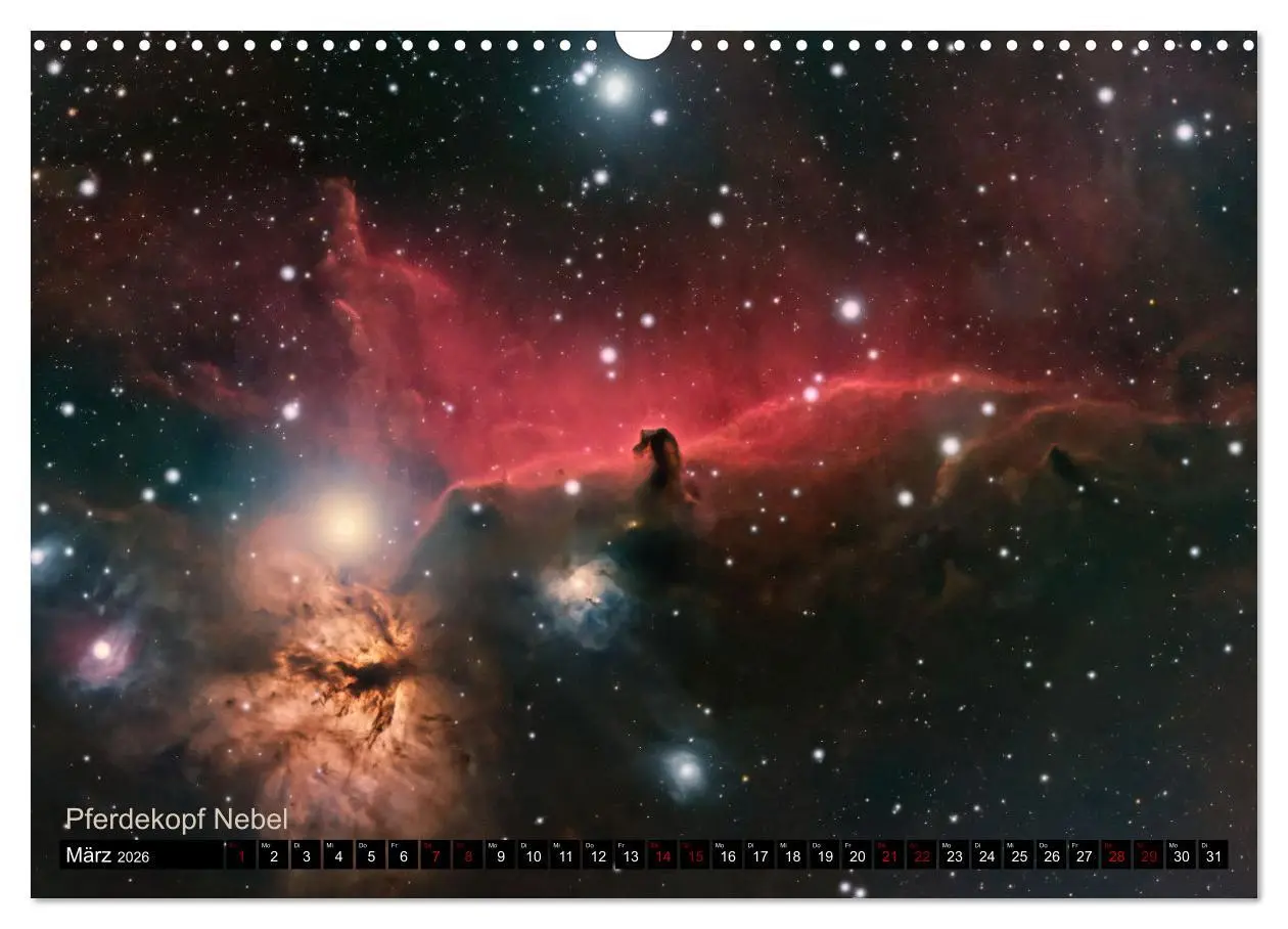 Bild: 9783457604151 | Deep Sky Kalender (Wandkalender 2026 DIN A3 quer), CALVENDO...