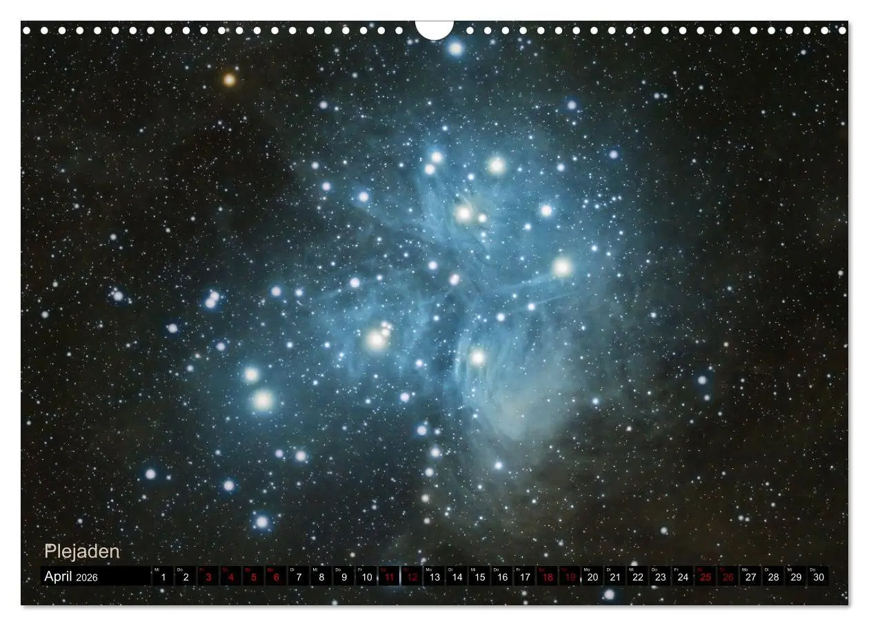 Bild: 9783457604151 | Deep Sky Kalender (Wandkalender 2026 DIN A3 quer), CALVENDO...