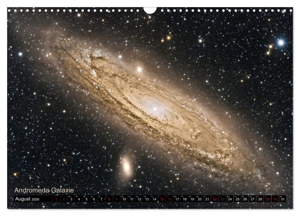 Bild: 9783457604151 | Deep Sky Kalender (Wandkalender 2026 DIN A3 quer), CALVENDO...