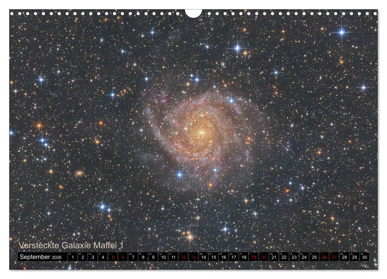 Bild: 9783457604151 | Deep Sky Kalender (Wandkalender 2026 DIN A3 quer), CALVENDO...