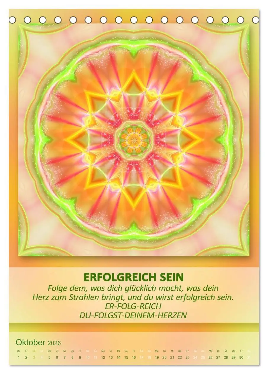 Bild: 9783516484151 | Light Energy Mandalas - Kalender - Vol. 1 (Tischkalender 2026 DIN...