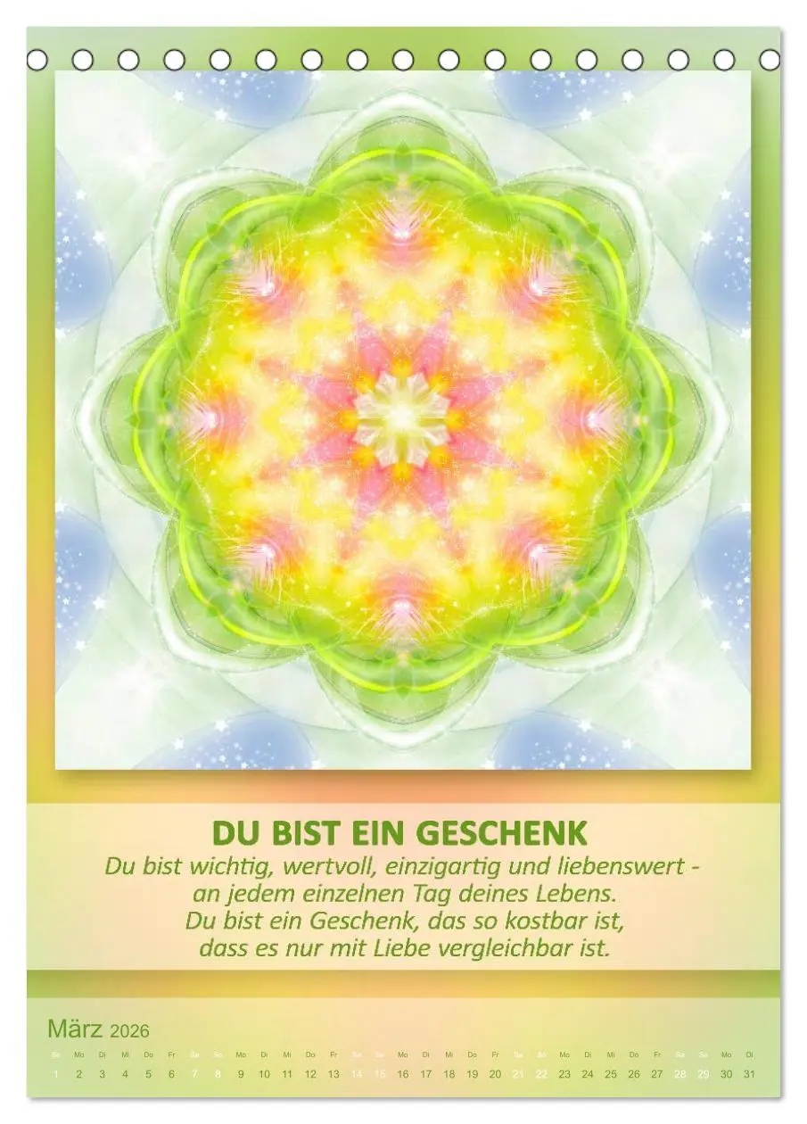 Bild: 9783516484151 | Light Energy Mandalas - Kalender - Vol. 1 (Tischkalender 2026 DIN...