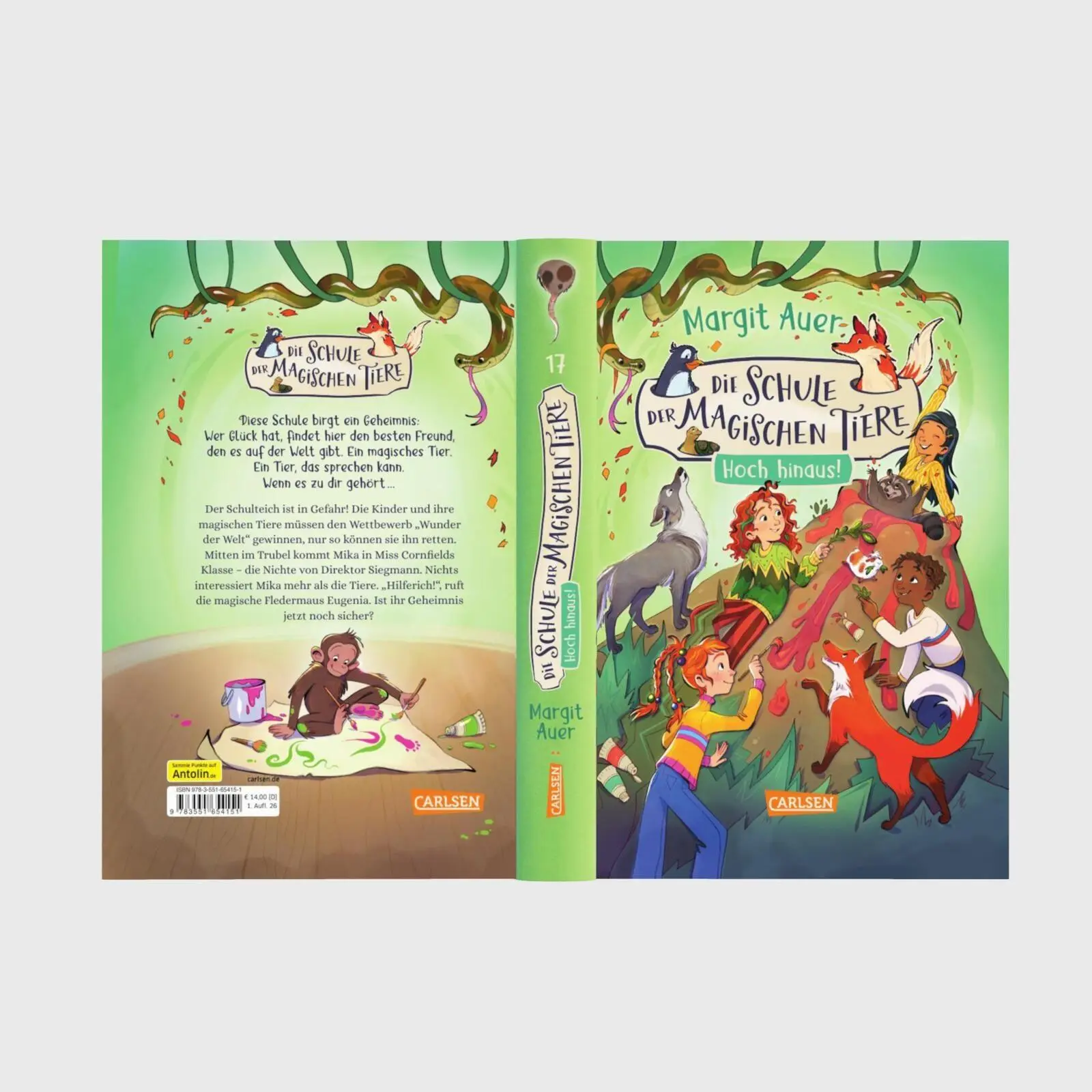 Bild: 9783551654151 | Die Schule der magischen Tiere 17: Hoch hinaus! | Margit Auer | Buch