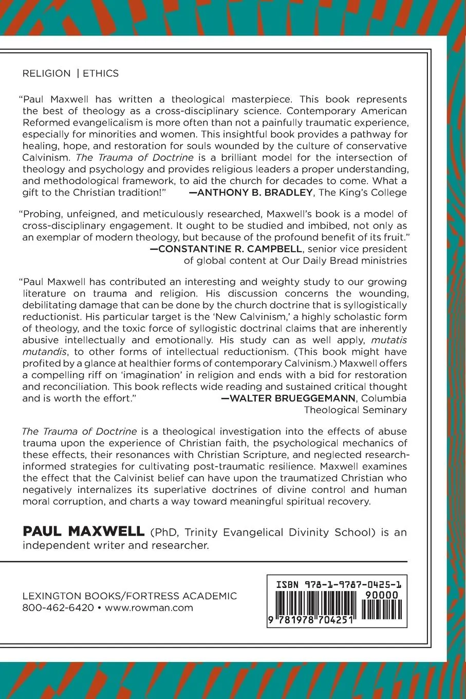 Rückseite: 9781978704251 | The Trauma of Doctrine | Paul Maxwell | Taschenbuch | Englisch | 2022