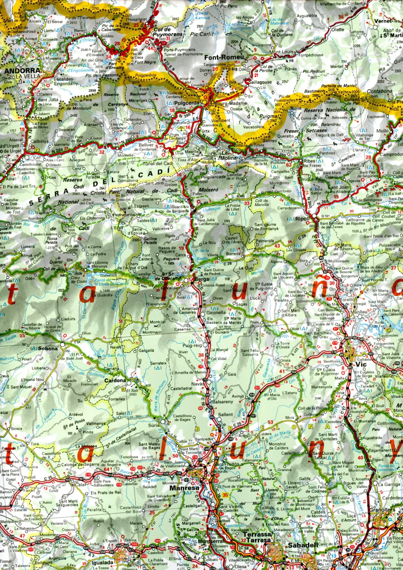 Bild: 9782067184251 | Spain Northeast 1:400 000 | (Land-)Karte | Michelin Nationalkarte