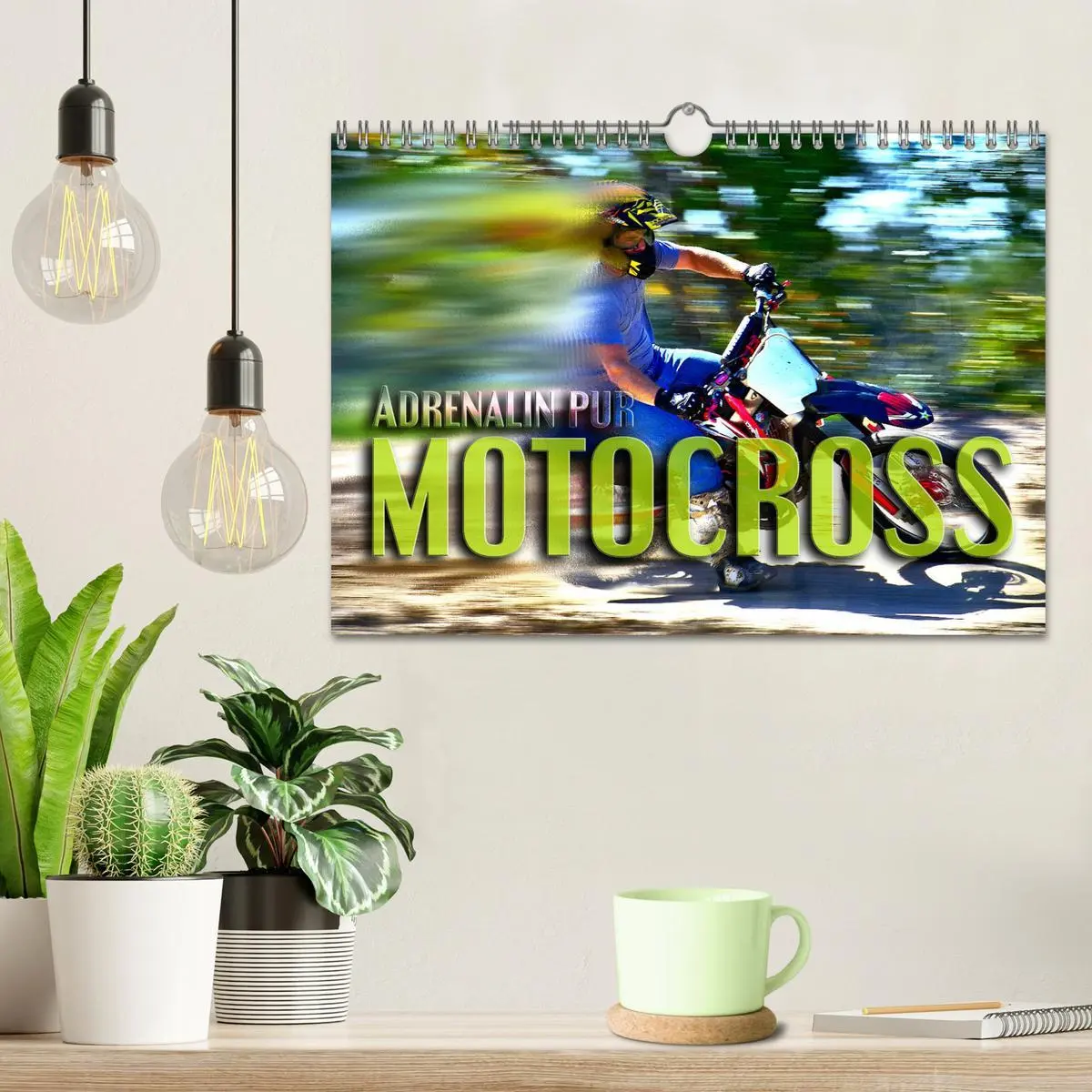 Bild: 9783457834251 | Motocross - Adrenalin pur (Wandkalender 2026 DIN A4 quer), CALVENDO...