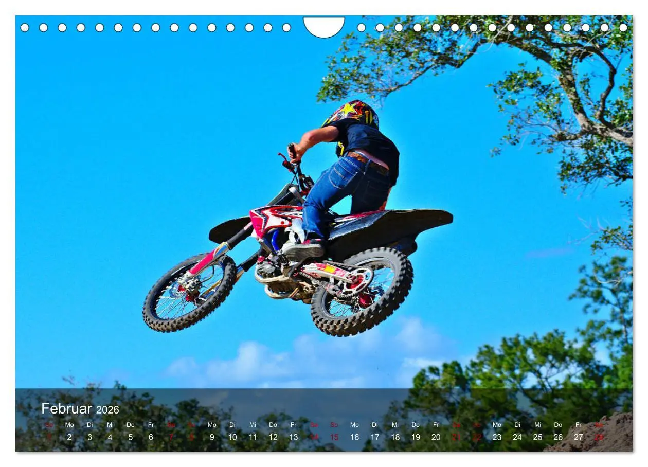 Bild: 9783457834251 | Motocross - Adrenalin pur (Wandkalender 2026 DIN A4 quer), CALVENDO...