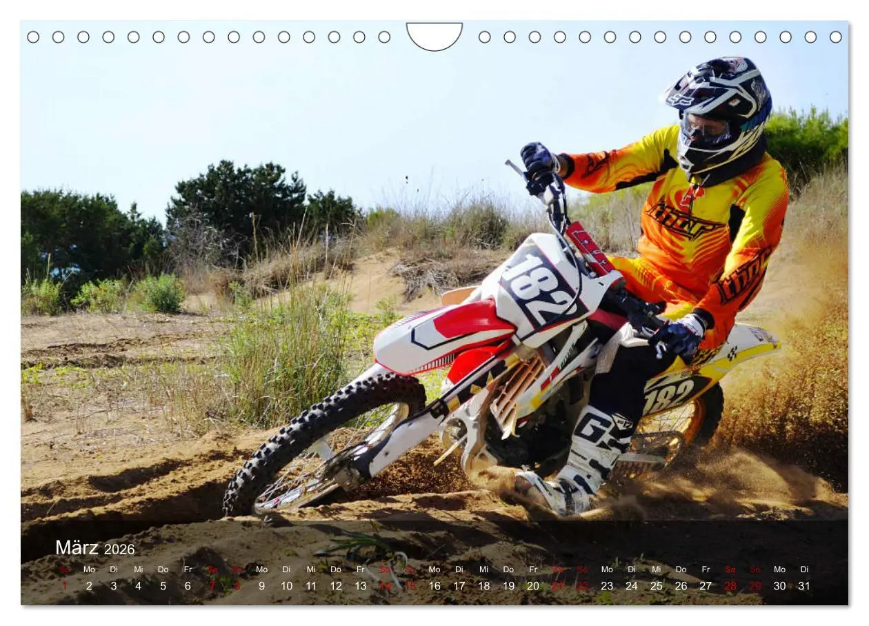 Bild: 9783457834251 | Motocross - Adrenalin pur (Wandkalender 2026 DIN A4 quer), CALVENDO...