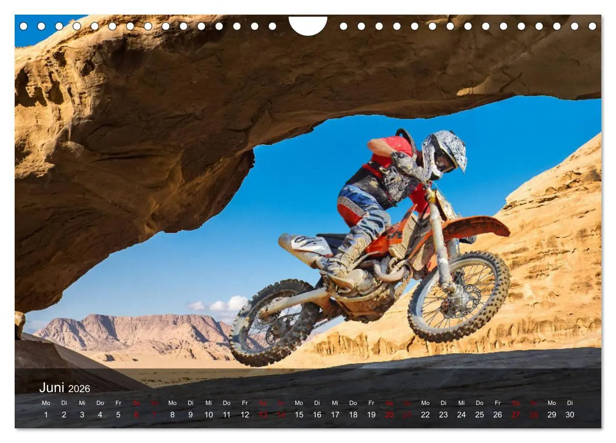 Bild: 9783457834251 | Motocross - Adrenalin pur (Wandkalender 2026 DIN A4 quer), CALVENDO...