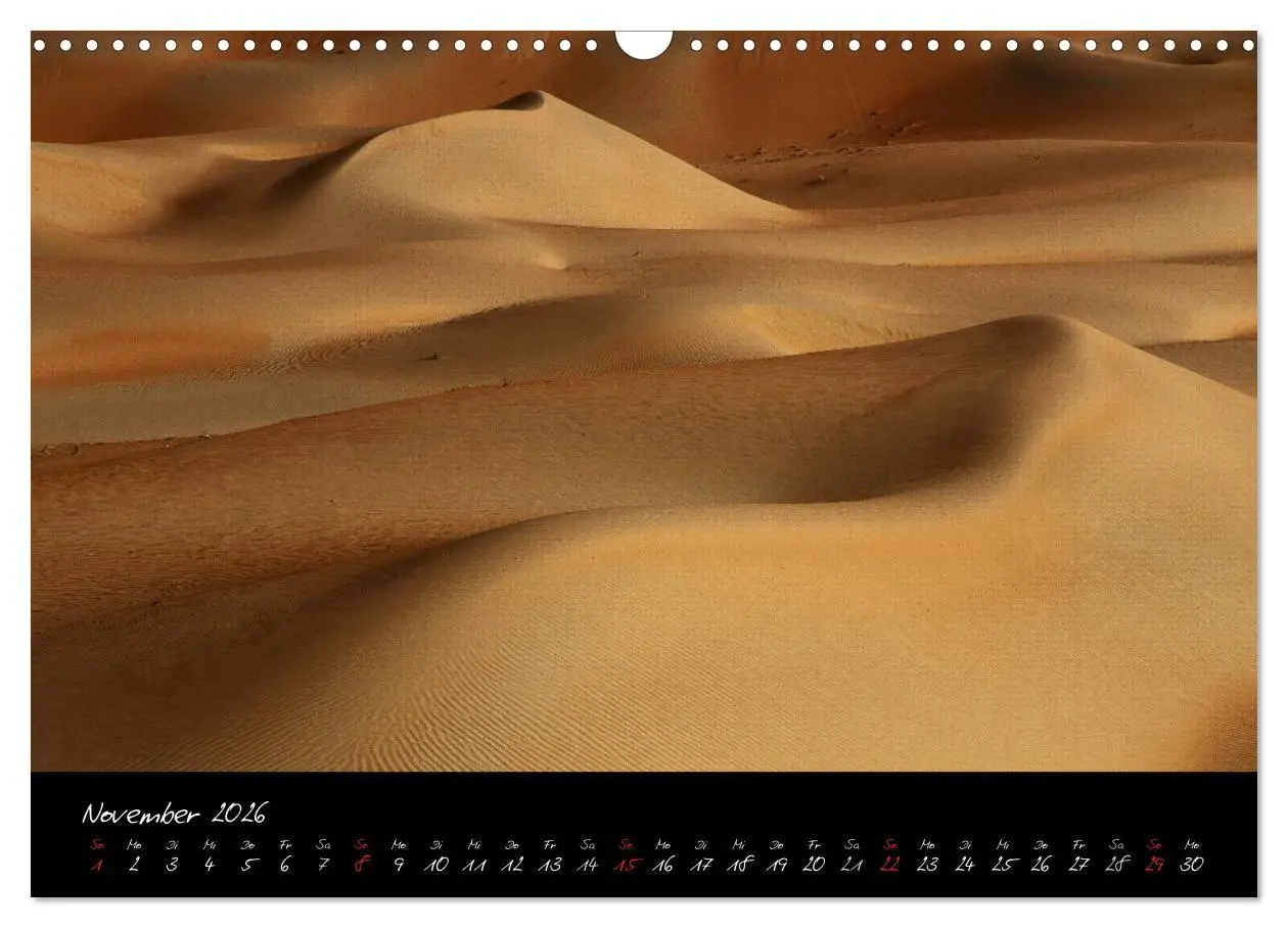 Bild: 9783516164251 | Faszination Wüste (Wandkalender 2026 DIN A3 quer), CALVENDO...