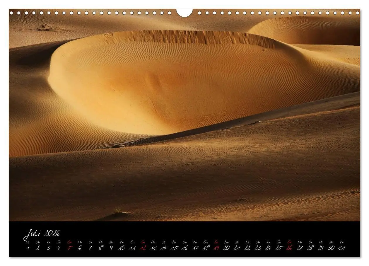 Bild: 9783516164251 | Faszination Wüste (Wandkalender 2026 DIN A3 quer), CALVENDO...