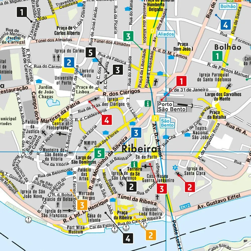 Bild: 9783707924251 | freytag &amp; berndt Innenstadtplan Porto 1:10.000 | Freytag &amp; Berndt