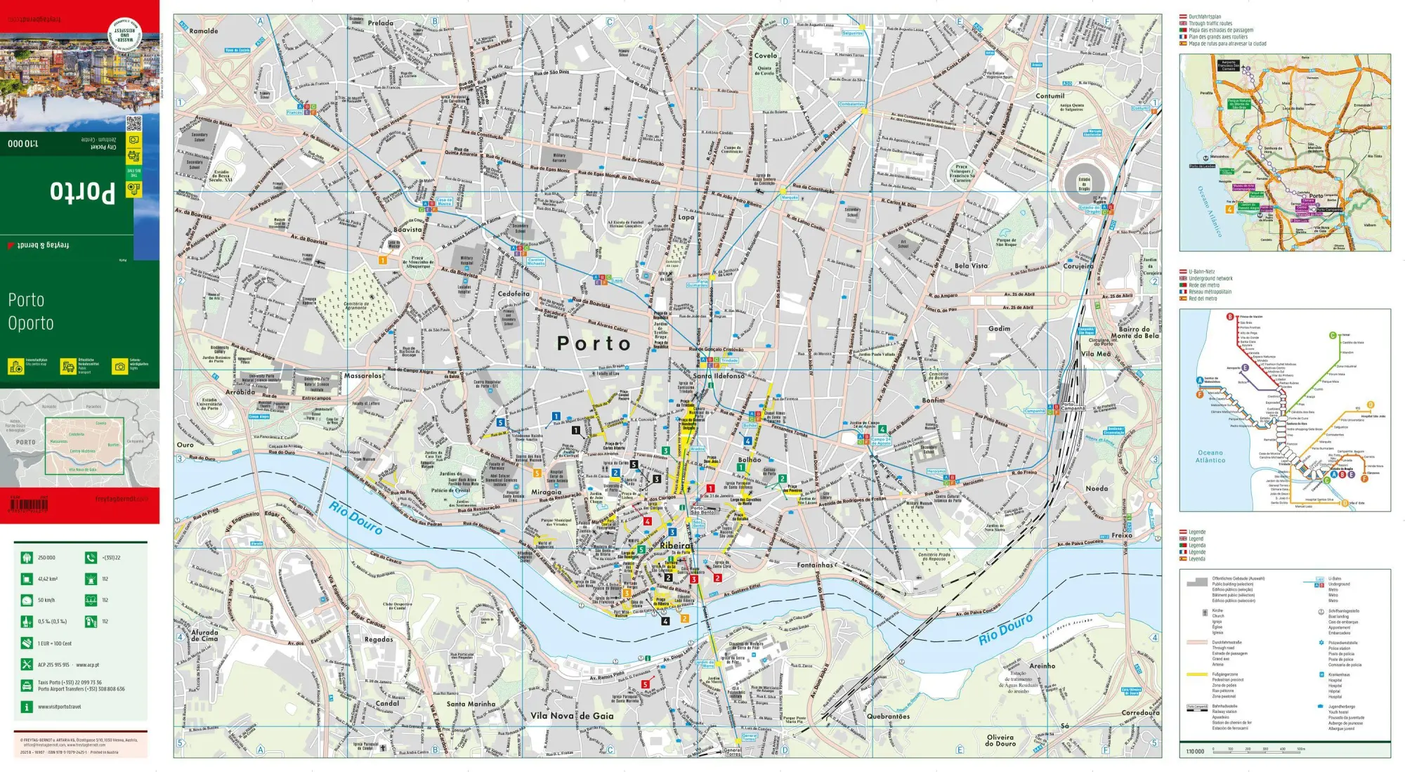 Bild: 9783707924251 | freytag &amp; berndt Innenstadtplan Porto 1:10.000 | Freytag &amp; Berndt