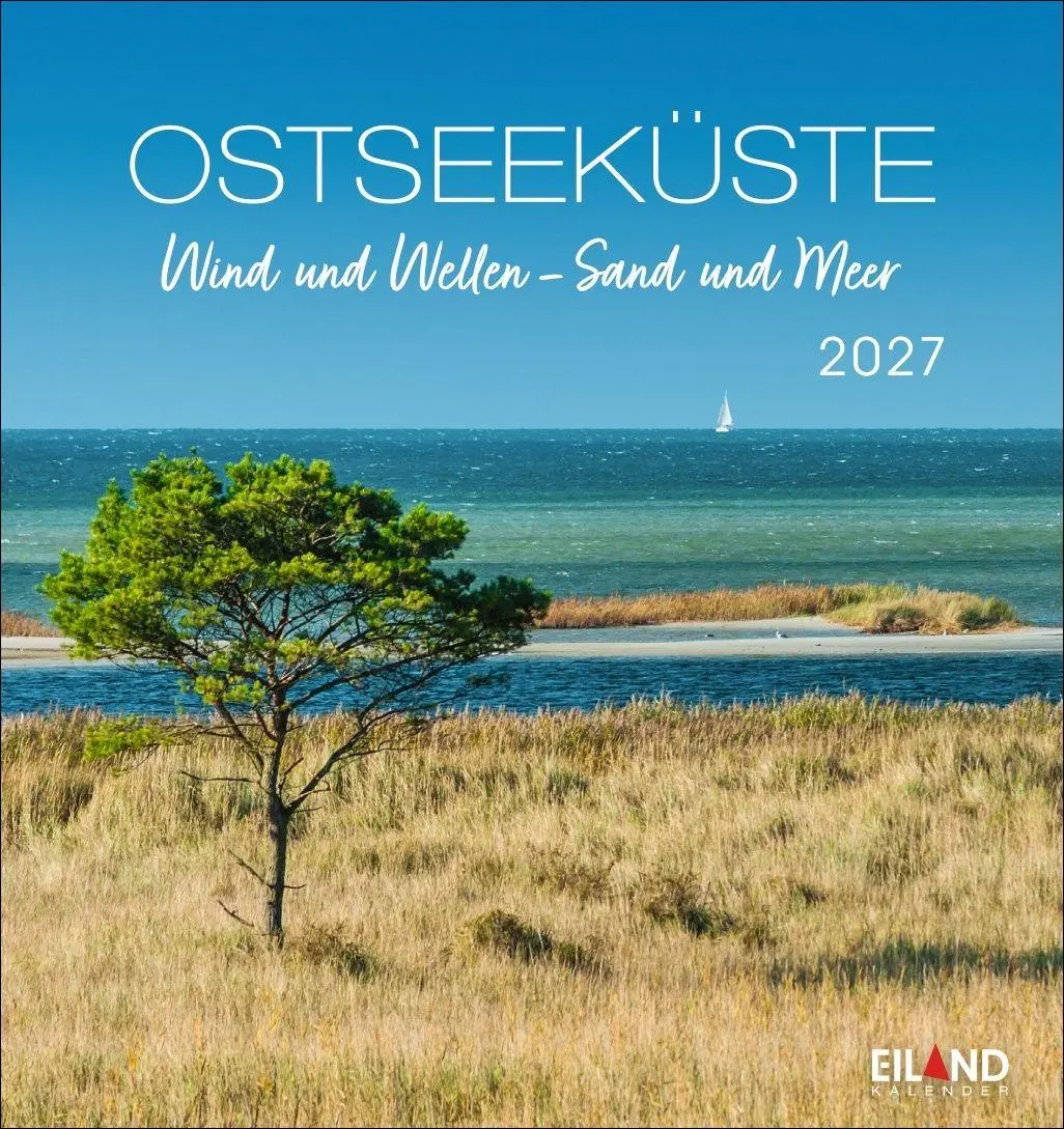 Cover: 9783964024251 | Ostseeküste Postkartenkalender 2027 - Wind und Wellen - Sand und Meer