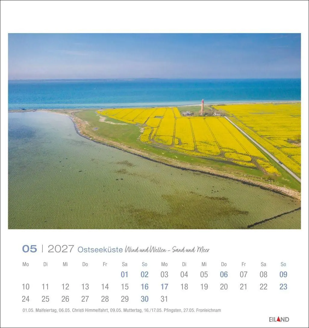 Bild: 9783964024251 | Ostseeküste Postkartenkalender 2027 - Wind und Wellen - Sand und Meer